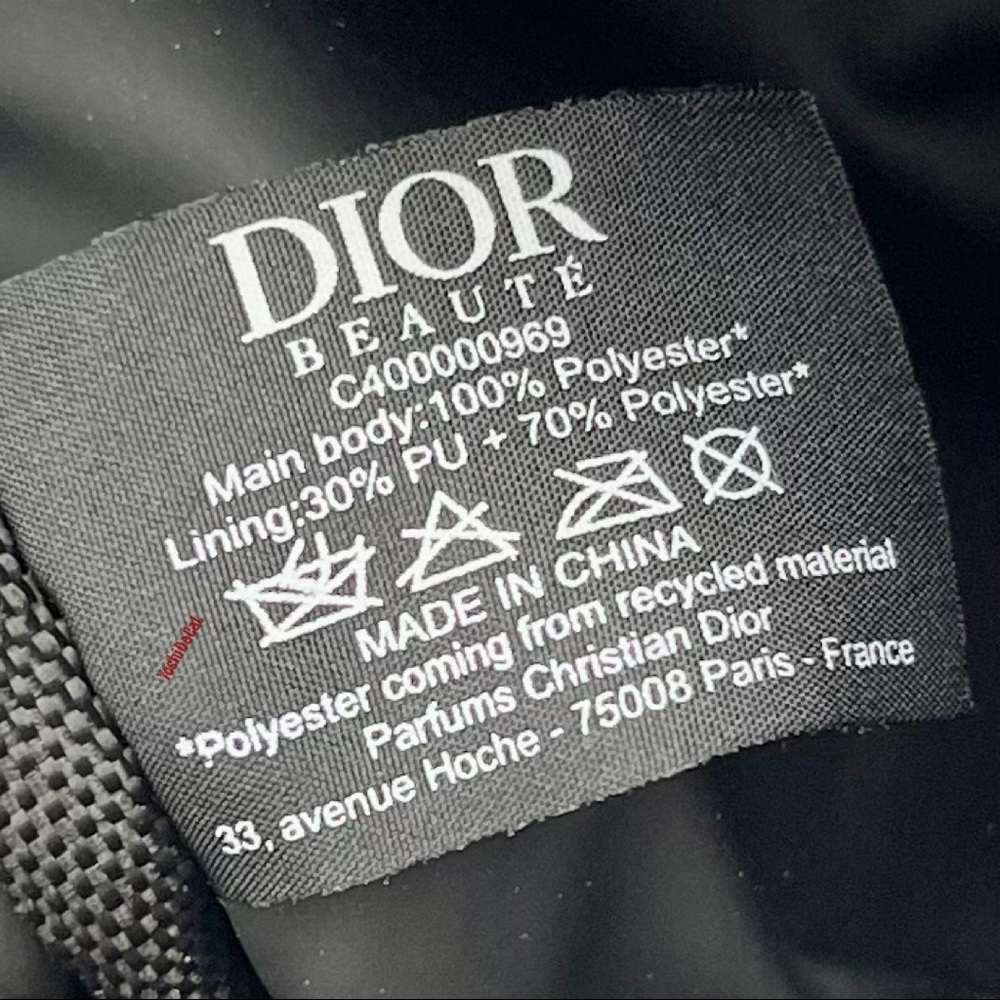 🆕 Dior Cosmetic Case to Crossbody Bag Purse, Black w/CD Logo, Beauty Line, New - Picture 12 of 13